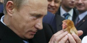 Disse Trump: " Putin, Putin, se eu fosse como tu. Tirava a mão da bomba e colocava ela no c*." ( Marknão tem nada a ver com e essa legenda infame. Culpa do editor tentando ser engraçado como Marcelo Lartigue de O Perú Molhado. 