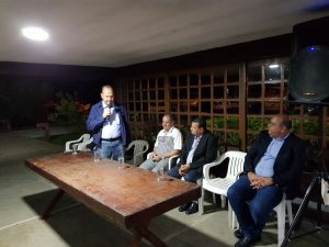 O vice-prefeito Henrique Gomes  foi convidado  de honra do evento que oficializou o pastor Samuel como novo presidente do PSC -Búzios 