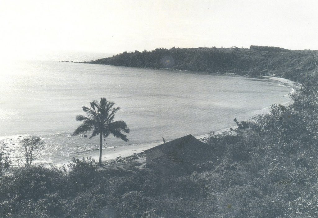 Praia de Manguinhos no passado, é claro 