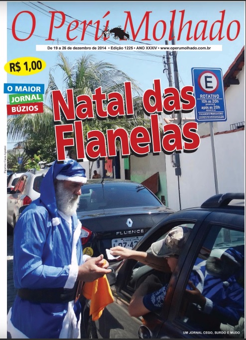 Capa do Perú Molhado em 2014, quando houve o primeiro embargo a atuação da Summer Park e a cidade foi invadida por flanelinhas