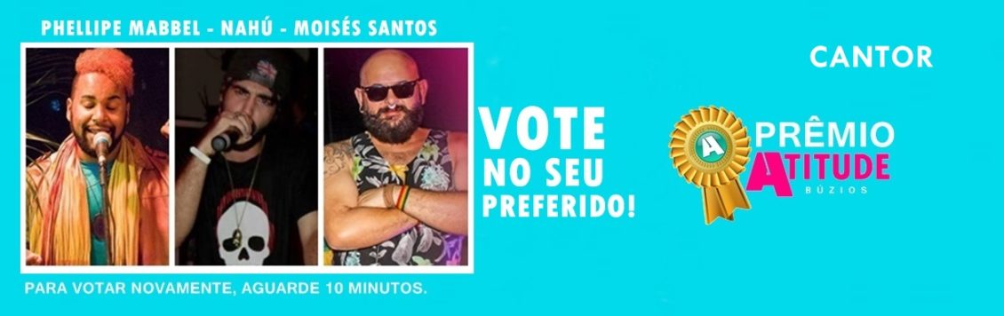 Melhor cantor Prêmio Atitude Búzios