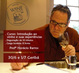 Curso introdução ao vinho e suas experiências na Pousada Tangarás em Búzios