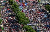 Manifestação no Rio de Janeiro no dia 29 de maio. Imagem: BBC | Reprodução