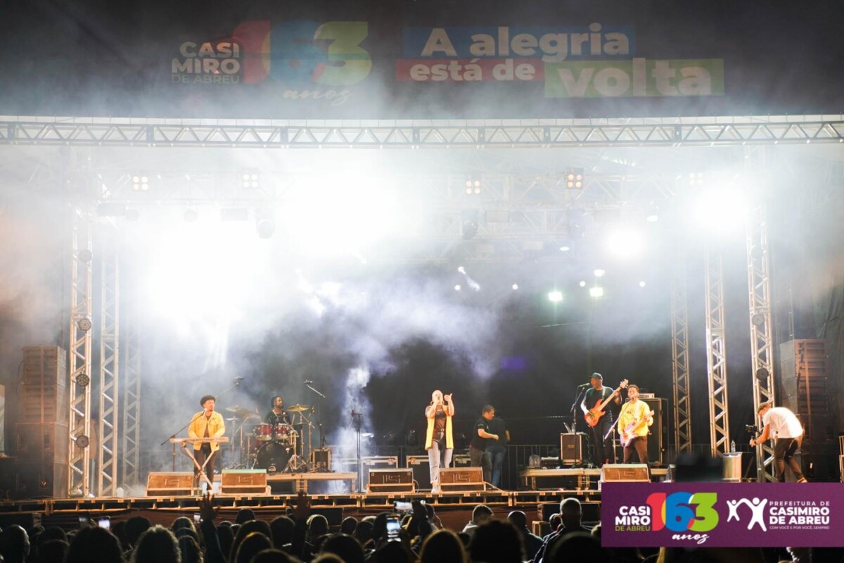 Casimiro de Abreu completa 163 anos com shows até domingo (18)