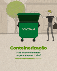 Conteinerização revoluciona a gestão de resíduos em cidades