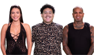 Fernanda, Lucas Henrique e Rodriguinho formam a décima berlinda