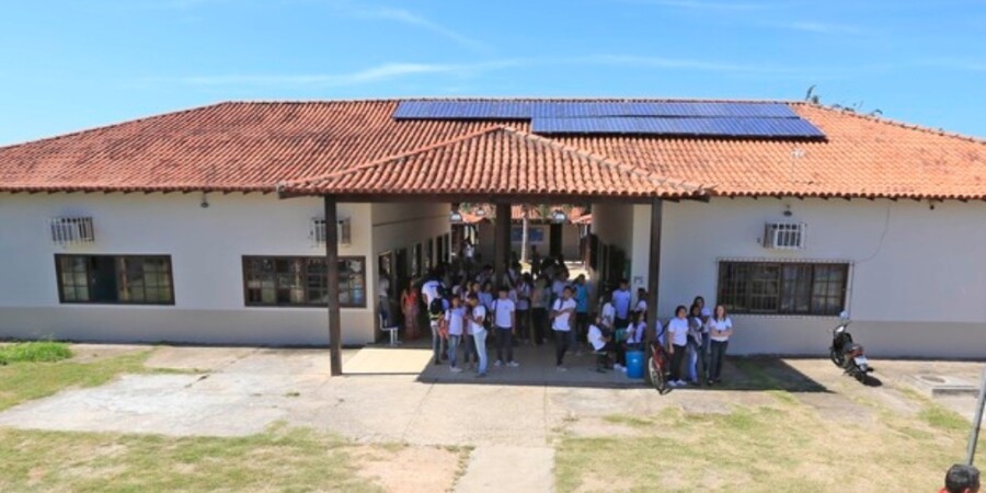 Escola Municipal Emigdio Coutinho / Crédito: divulgação Prefeitura de Búzios