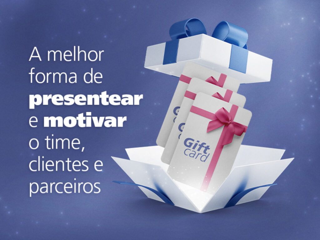 Giftcards são opções de presentes corporativos no fim de ano