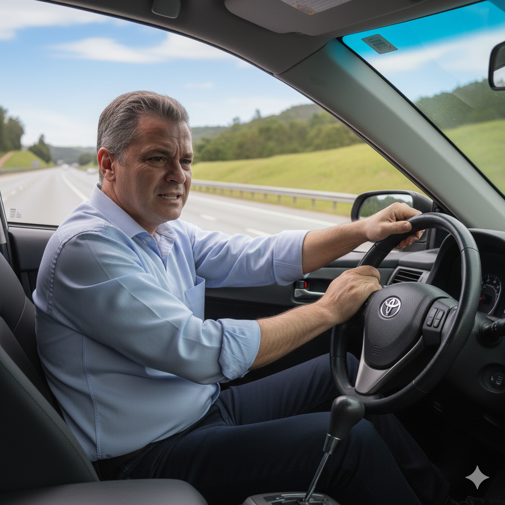 câmbio automático Toyota com trancos