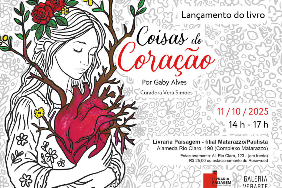 Lançamento do livro “Coisas do Coração” na Livraria Paisagem