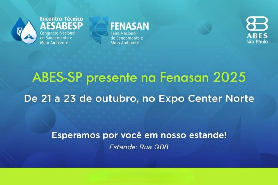 ABES-SP lança 5ª ed. de "Abastecimento de Água" na Fenasan