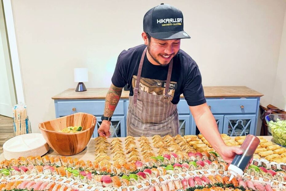 Chef brasileiro promove serviço de catering japonês nos EUA