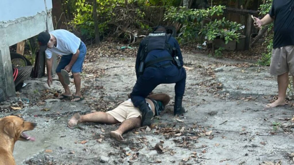 Viatura da Guarda Municipal atuou na ocorrência registrada no bairro Flamengo, em Maricá.