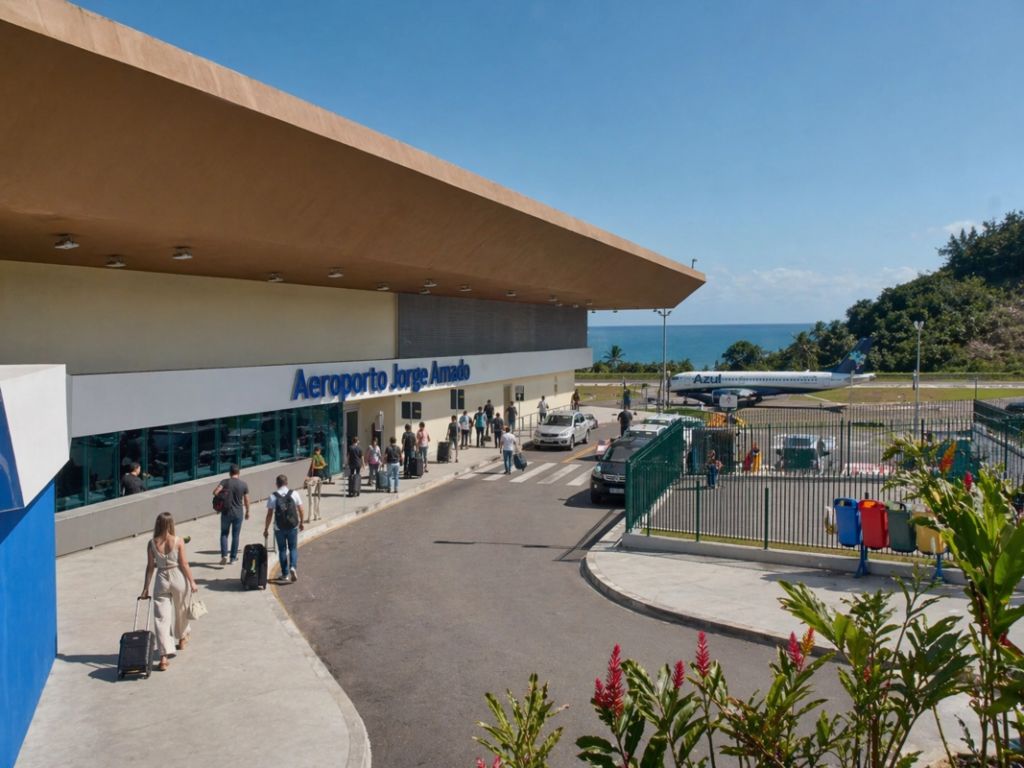 Aeroporto de Ilhéus mantém fluxo relevante de passageiros
