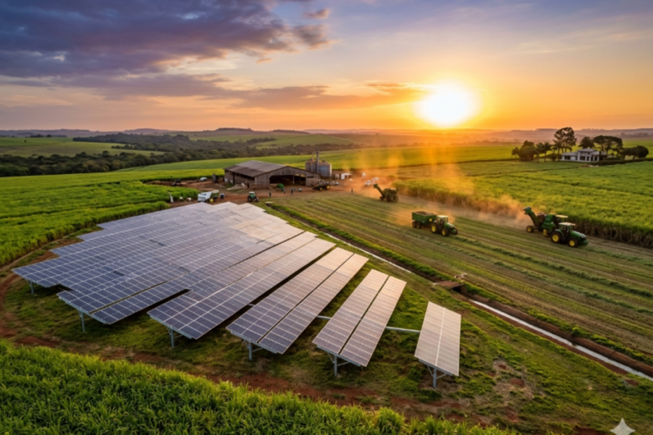 Energia solar transforma produtividade do agronegócio