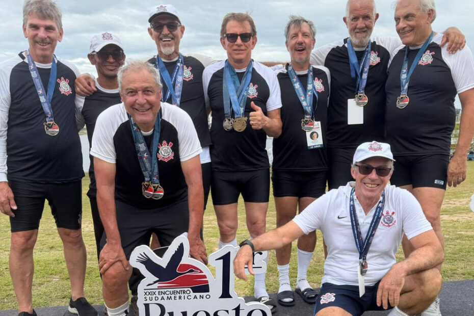 Corinthians conquista tricampeonato sul-americano de remo