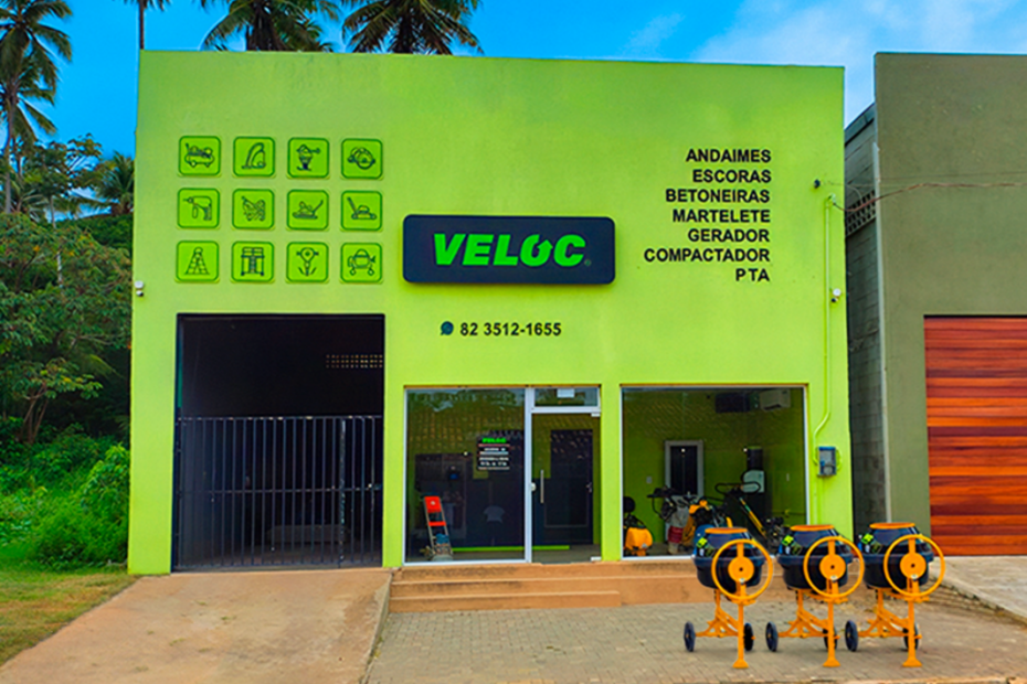 Veloc Locações fortalece obras no Litoral Norte de Alagoas