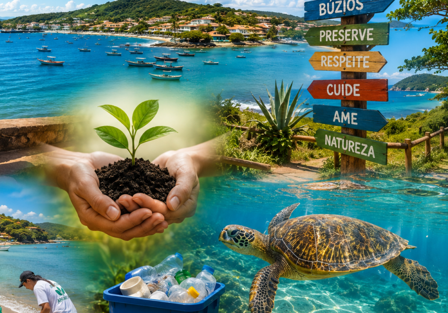 Búzios realiza programação ambiental com oficinas, visitas e ações de preservação durante junho / Crédito da Imagem: Inteligência Artificial