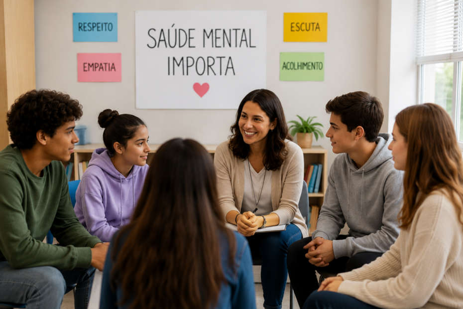Certificação em saúde mental ainda é rara nas escolas
