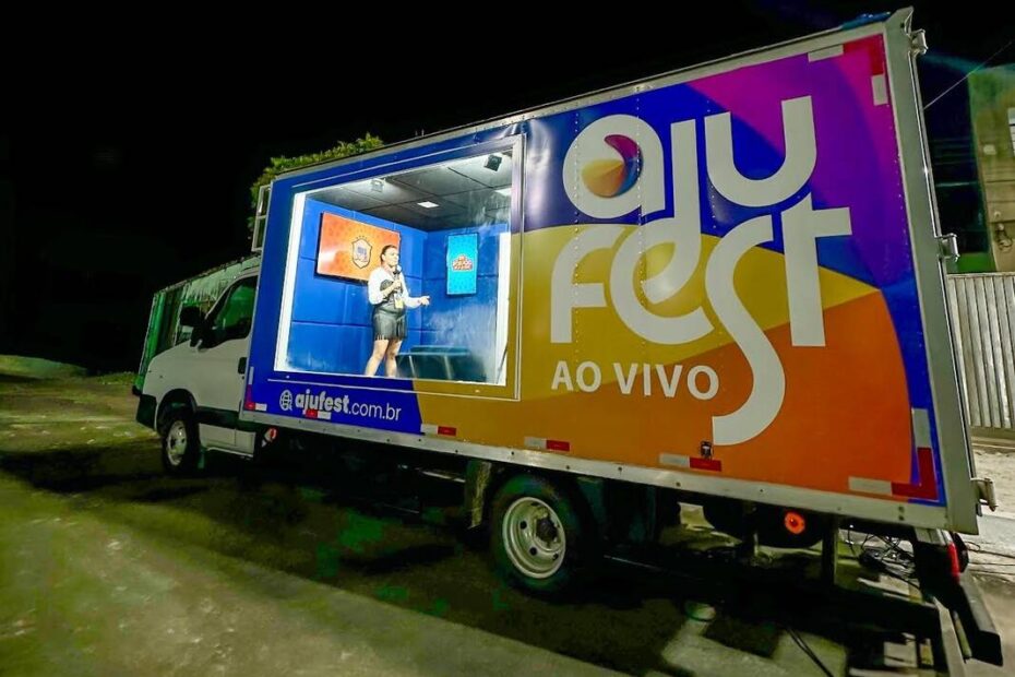 AJUFEST lança unidade móvel para transmissões ao vivo
