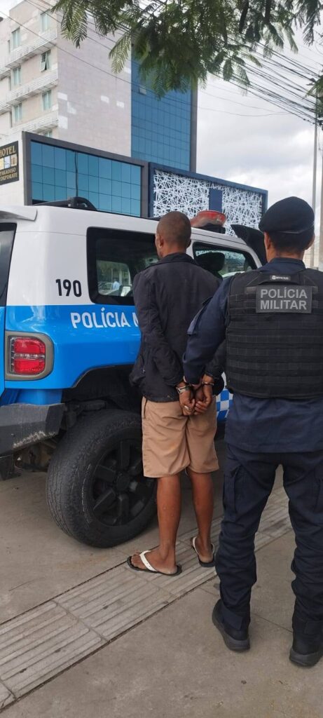Suspeito de furtar bicicleta em Cabo Frio foi conduzido à 126ª DP após abordagem da Polícia Militar no Braga I Crédito da Imagem: Divulgação PM