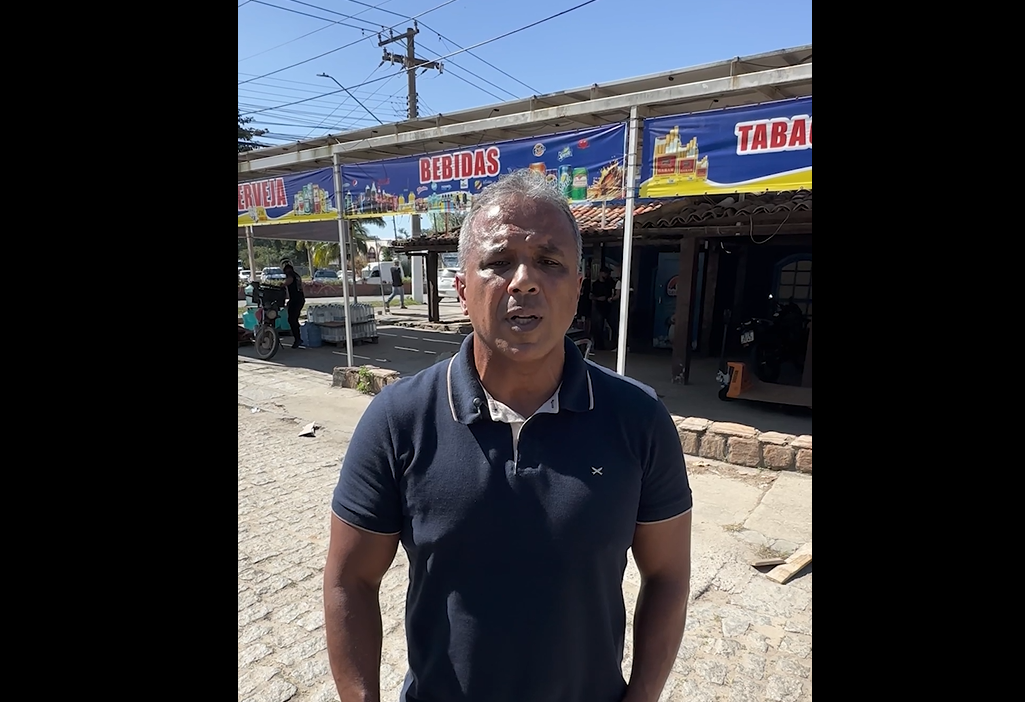 Secretário de Segurança de Búzios, Gláucio Moreira, grava vídeo esclarecendo que investigação sobre extorsão contra comerciantes se refere à operação realizada em abril.