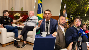 Globo cancela debate; Lula vai ao Flow, Flávio faz live e Renan protesta