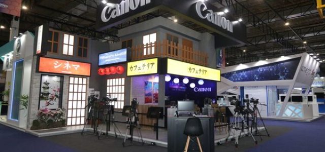 Canon ganha prêmio por estande na feira Set deste ano