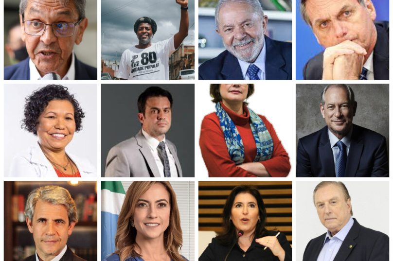12 candidatos a presidente