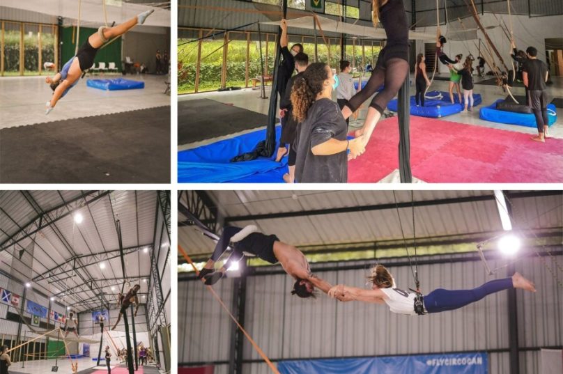 Grupo da Escócia vem ao Brasil para imersão em atividades circenses