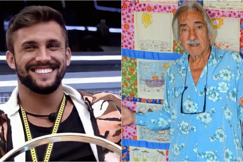 O ex-juíz de futebol e personalidade buziana afirmou querer ser amigo do participante do BBB21, Arthur Picoli | Foto: Reprodução/Internet