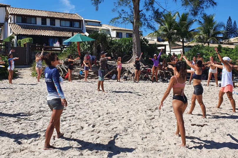 Projeto incentiva mulheres adultas para o esporte, atendendo mais de 50 participantes. Imagem: Redes Sociais