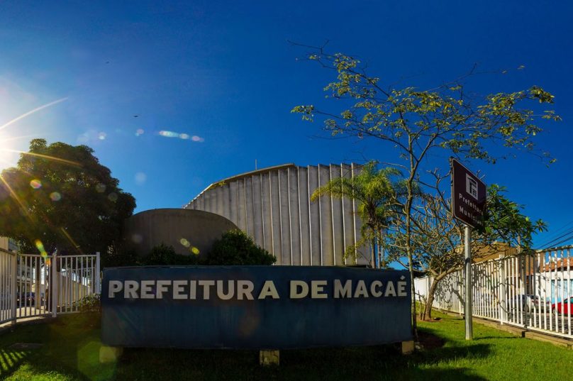 Fachada da Prefeitura. Macaé/RJ. Data: 26/06/2018. Foto: Rui Porto FIlho
