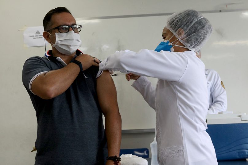 Vacinação em Macaé. Imagem: Divulgação |  Ana Chaffin