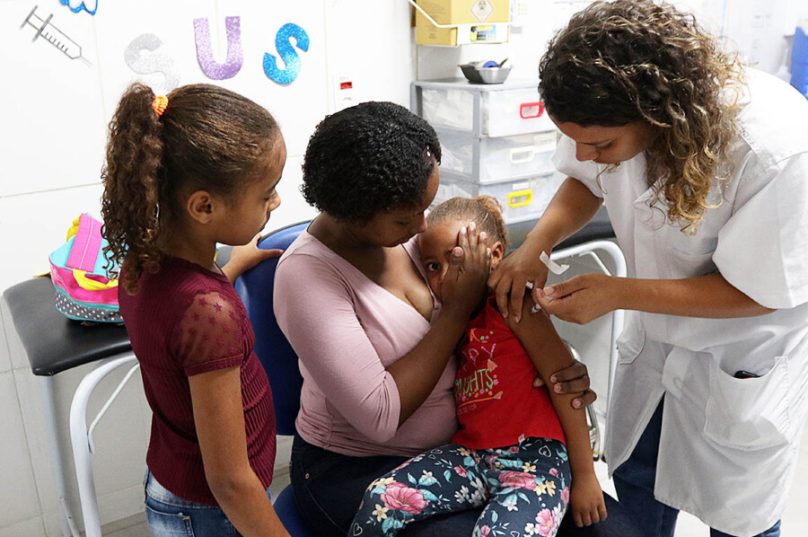 Campanha Multivação realizada na Casa da Criança.  Data 24/08/2023. Macaé - RJ - Brasil