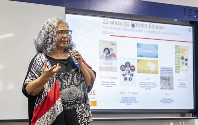 Formação e divulgação do 9º Prêmio Educar para Equidade Racial com Gênero. Cidade Universitária, Macaé/RJ.