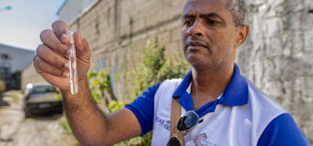 Mutirão de combate a Dengue no bairro de Imboassica / foto divulgação