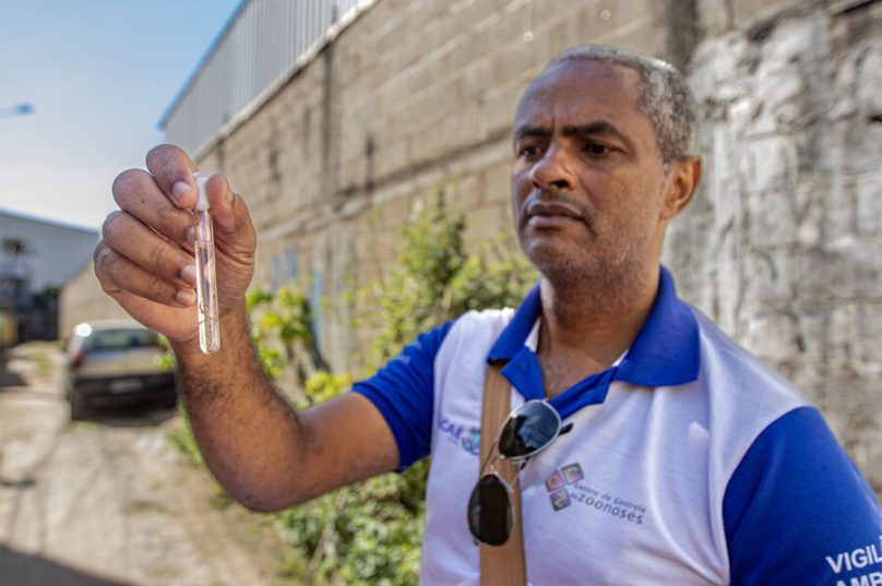 Mutirão de combate a Dengue no bairro de Imboassica / foto divulgação