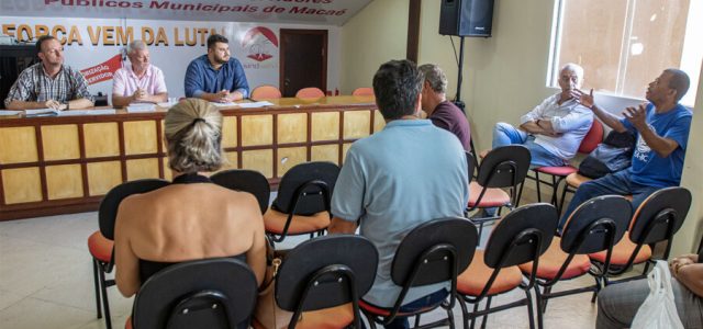 1ª Reunião do Conselho da Cidade com EGIM, auditório do Sindserv. Macaé/RJ.