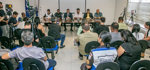 Coletiva de Imprensa sobre os dados de segurança pública do município / Divulgação