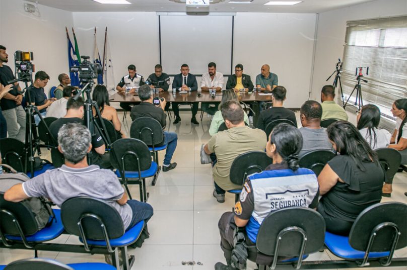 Coletiva de Imprensa sobre os dados de segurança pública do município / Divulgação
