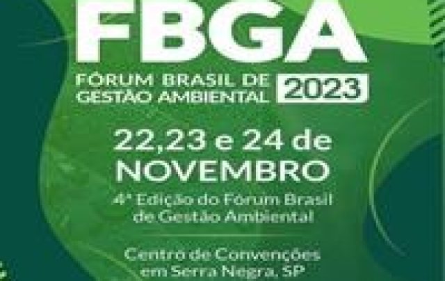 Fórum Brasil de Gestão Ambiental reunirá 10 mil pessoas em novembro