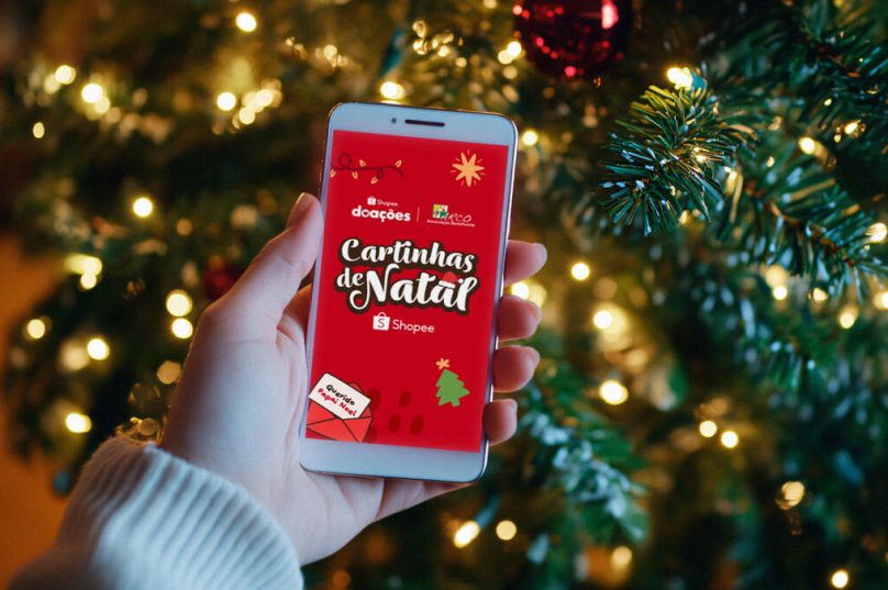 Cartinhas de Natal Shopee vai presentear 2 mil crianças