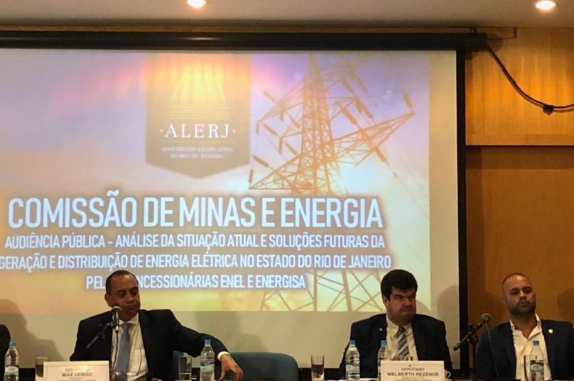 Audiência discutiu falhas da Enel, que distribui energia elétrica para 66 cidades do Rio de Janeiro. Foto: Divulgação