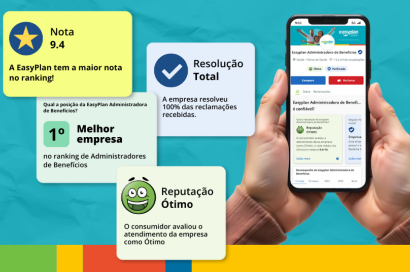 EasyPlan lidera entre administradoras no Reclame Aqui