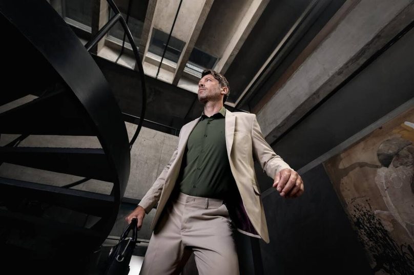 Marca Angelo Bertoni lança linha com tecidos tecnológicos