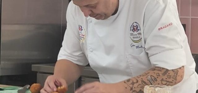 Chef Guto Medeiros apresenta a “Mandioca de Rolo” no Mesa São Paulo 2024