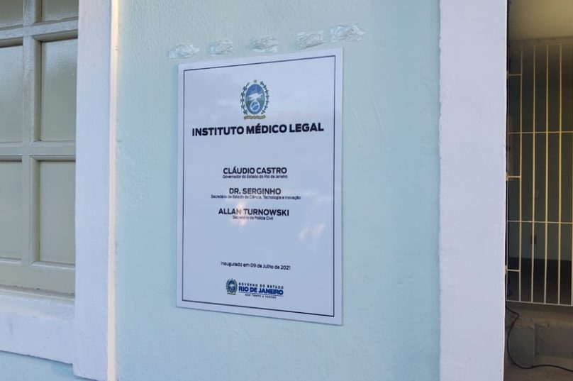 Placa de inauguração. Imagem: Paulo Henrique Cardoso | G1