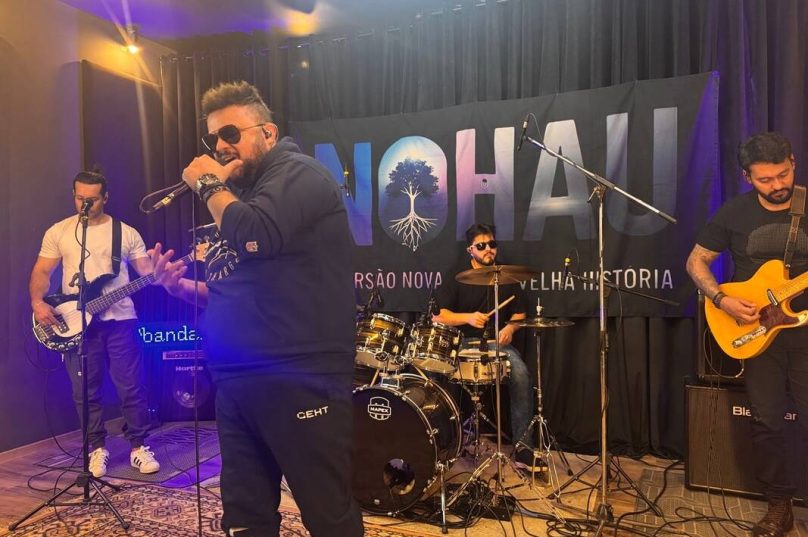 Nohau participa do Showlivre com Japinha e Marcelo Mancini