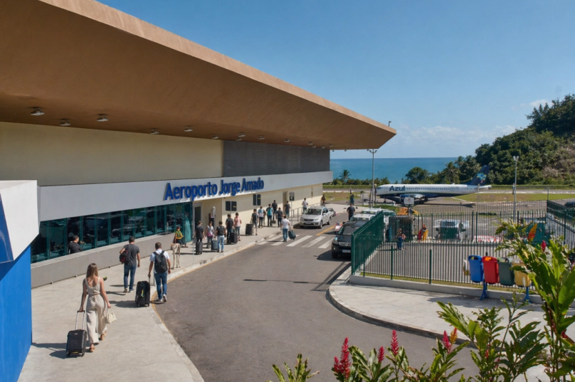 Aeroporto de Ilhéus mantém fluxo relevante de passageiros